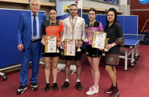 Александра Кирьякова, третий раз подряд, стала Абсолютной Чемпионкой Молдавии по настольному теннису